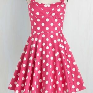 Pink halter dress